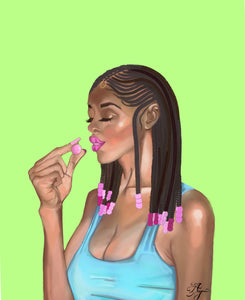 Bubble Gum (Limited Edition Canvas Print )