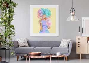 Cotton Candy (poster print)